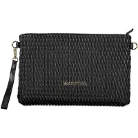 Mario Valentino pochette Frequency noir texturée, dragonne