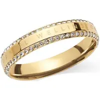 Daniel Wellington - Dazzling gold-plated ring with cubic zirconias Classic Aura DW004015 - Circuit:, (58)