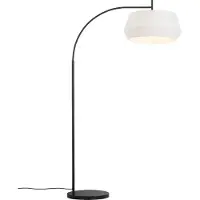 Nordlux Lampe à arc Dicte blanc Ø 53cm