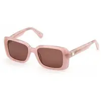 MAX&Co. Lunettes de Soleil - MAX &amp; CO - MO0162 - Rose texture - Front acetate - Carré 51/18/140