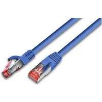 Wirewin Câble patch : S/FTP, 4m, bleu (S/FTP, CAT6a, 4 m)