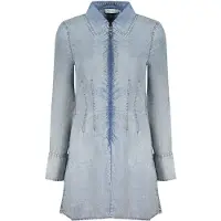 Desigual Robe-chemise bleu denim