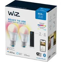 Wiz SLIM LED 2P E27 60W COL/W