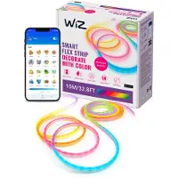 Wiz Bande LED Smart Flex Strip (Multicolore, RGBIC, 1000 cm, Intérieur)
