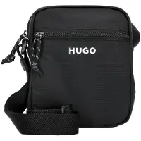 HUGO Sac à bandoulière 'Everett' noir / blanc