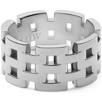 Daniel Wellington Bracelet en acier design à 5 maillons DW0040103 - Circonférence : 52 mm