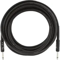 Fender Professional 18.6ft Straight Instrument Cable Black