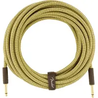 Fender Deluxe 7.5M/25ft Straight Instrument Cable Tweed
