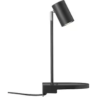 Nordlux Applique murale noire Cody avec connexion USB