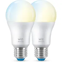 Wiz WiFi Smart LED E27 60W 806lm Blanc chaud-froid Pack de 2