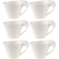 Villeroy & Boch 6x Café au lait Tasse NewWave Caffè, Tasse, Blanc