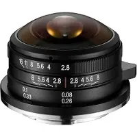 Laowa Venus Optics 4 mm f / 2.8 MFT Fisheye circulaire pour MFT