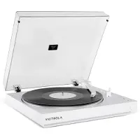 Victrola Platine vinyle automatique - Préamplificateur - Bluetooth - Blanc