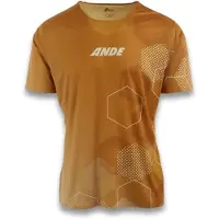 Ande Kima Short Sleeve T-shirt Marron 2XL Homme