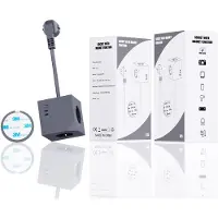 Microconnect Power Cube 3 Schuko outlets with Magnetic function 2 (MC-CUBE015USBMAGNETIC)