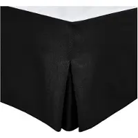 HOME LINGE PASSION Cache Sommier - - 180 X 200 Cm + 30 Cm - Noir
