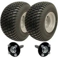 Parnells 18x8.50-8 Kit remorque ATV Wanda P332 Motif en herbe Roues Moyeux et essieux de contrepartie 750kg