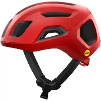 POC Casque Ventral Air Mips Matte Rouge Matte Noir, Taille S