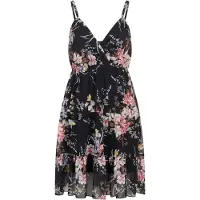Cloud5ive Robe d’été caramel / gris / rose / noir