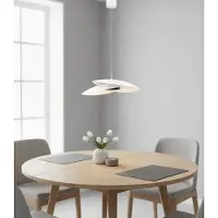 Nova Luce Suspension Olea design blanc Ø 48cm