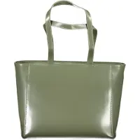 Valentino cabas Type vert militaire brillant, zip