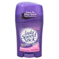 Lady Speed Stick Déodorant 1,4 oz Fraîcheur de Douche (41 ml) (Pack de 2)