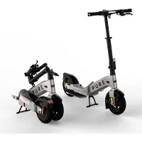 Pure Electric Trottinette électrique Pure Advance Flex 500 W Argent Platine Métallisé