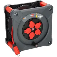 Brennenstuhl Professional Dévidoir de câble de chantier KA 5110 5 IP44, 50m H07BQ-F 3G1,5