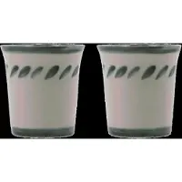House Doctor Lot de 4 mugs Diva verts