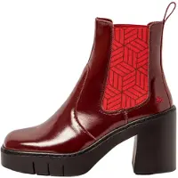 Art pour femme. 119831167003_008 Bottines en Cuir 1983 Berna bordeaux (40), Rouge, 8 à 10 cm, Aucun, Casuel, Fête