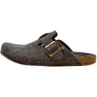 El naturalista Sabots pour Homme/Femme NA70 WOOL BLACK/HOME Couleur Noir