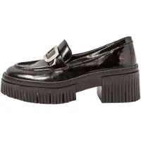 Art pour femme. 113721101003_001 Mocsaines en cuir 1372 noir (39), 3 à 5 cm, Aucun, Casuel