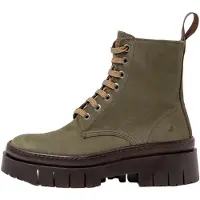 Art pour femme. 119531222003_0G3 1953 Bottines en cuir vert Amberes (41), Plat, Lacets, Casuel