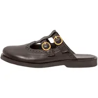 El naturalista pour femme. 258701101005_001 Sandales en cuir N5870 Arenisca noir (40), Plat, Aucun, Casuel
