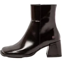 Art pour femme. 117061101003_001 Bottines en cuir 1706 Verona noir (42), 5 à 8 cm, Fermeture éclair, Casuel