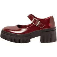 Art pour femme. 113731367003_008 Chaussures en cuir 1373 York burgundy (38), 5 à 8 cm, Boucle, Casuel, Classique, Bordeaux