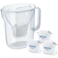 Brita Carafe Filtrante Style Essential + 3 Maxtra Pro Pure Performance
