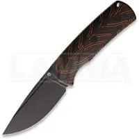 Petrified Fish Beluga - Blackwash - G10, noir, orange
