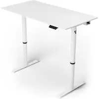AROZZI Arena Nordico Bureau Électrique - 160 x 82 x 71-115 cm - Blanc