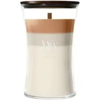 Woodwick Trilogy Café Macchiato bougie parfumée avec mèche en bois 610 g