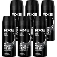 Axe Black 6 x 150 ml Deospray Deodorant Deo Spray Bodyspray Deodorant Spray Deo neues Design Set
