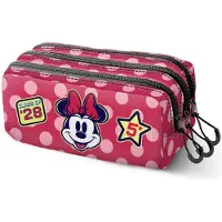 KARACTERMANIA Disney Minnie Classe triple Federmappe
