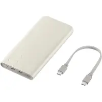 Samsung Galaxy Battery Pack 10 000 mAh - Super Fast Charging 25 W - 2x USB-C - Beige