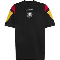 Adidas T-Shirt fonctionnel 'DFB EQT' curry / rouge / noir / blanc