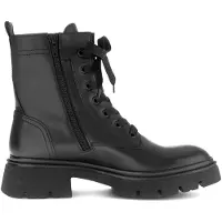 Gabor Boots 'Schnürstiefelette Damen 71.852.27 Echtleder in schwarz' noir