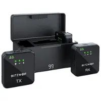 BlitzWolf Microphone Sans Fil Pour Caméra Bw-sx63 1000mah