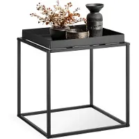 TecTake - Table d'appoint Cambridge 40x40x44cm - noir - 404180