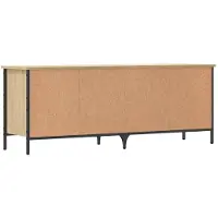 vidaXL Armoire à chaussures chêne sonoma 131x35x50cm bois d'ingénierie
