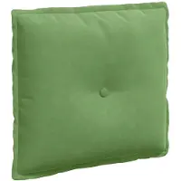 vidaXL Coussin dorsal vert clair 50 x 45 cm Tissu velours côtelé