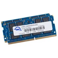 OWC 32.0GB (2x 16GB) 2400MHz DDR4 PC4-19200 SO-DIMM 260 Pin CL17 Memory Upg. (2 x 16GB, 2400 MHz, RAM DDR4, SO-DIMM), Mémoire vive, Bleu